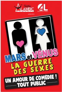 Mars et Vénus, la guerre des sexes. Du 18 au 19 mai 2018 à SIX-FOURS-LES-PLAGES. Var.  20H30